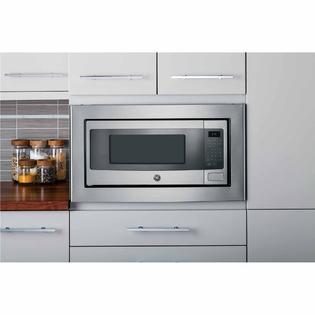 GE 1.1 cu. ft. Countertop Microwave in Stainless Steel JES1145SHSS