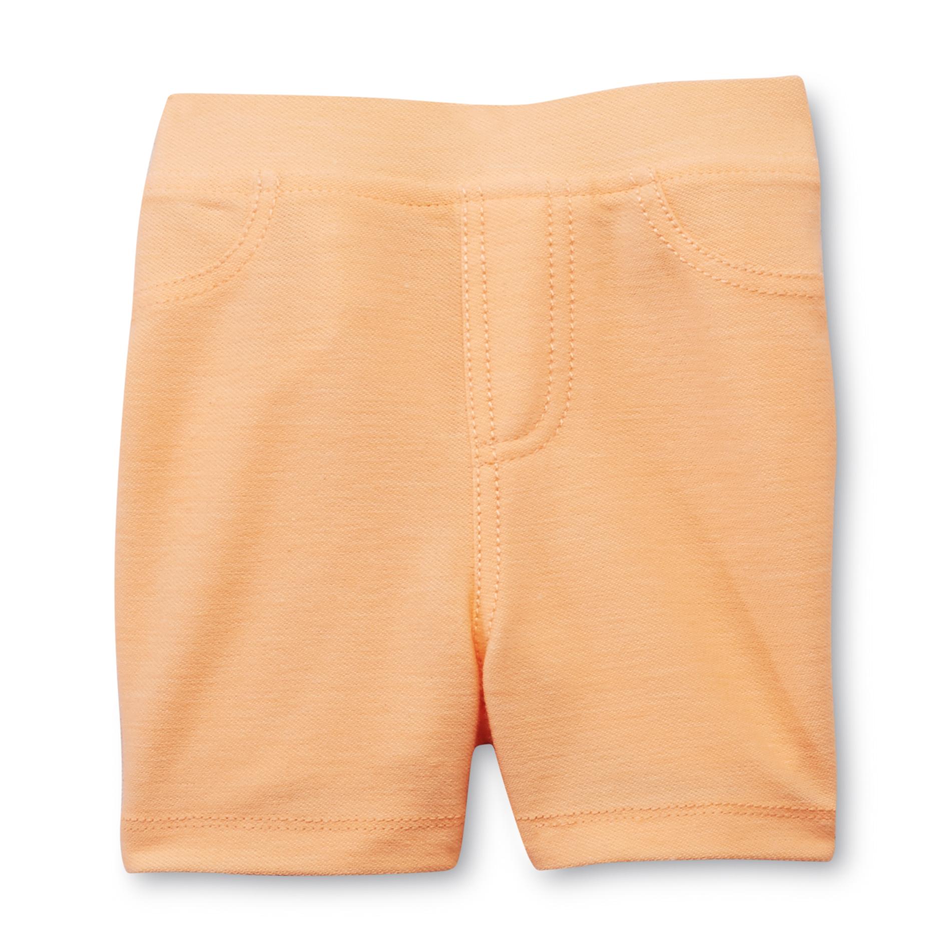 Toughskins Infant Girl's Knit Shorts - Neon