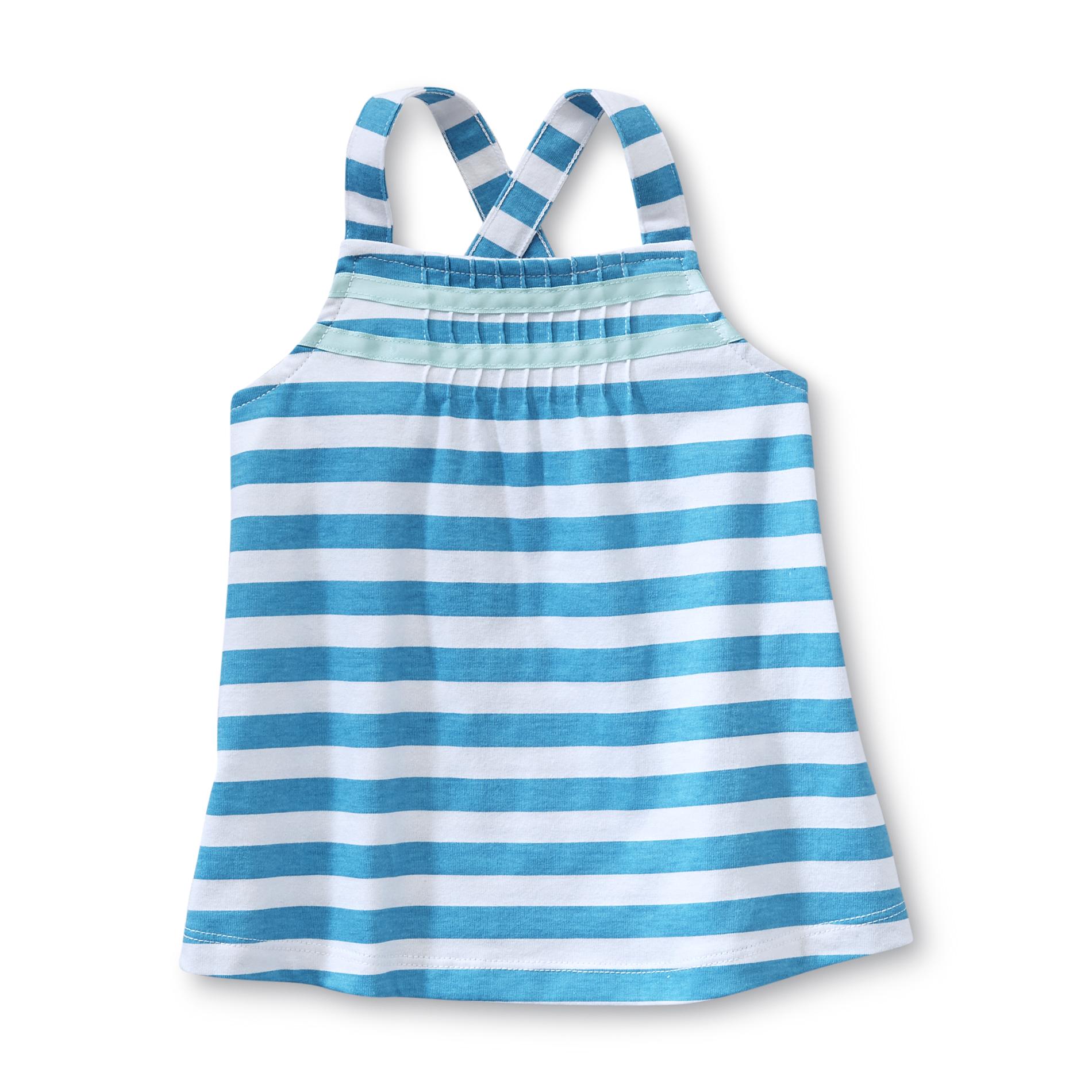 Toughskins Infant & Toddler Girl's Pintucked Tank Top - Striped
