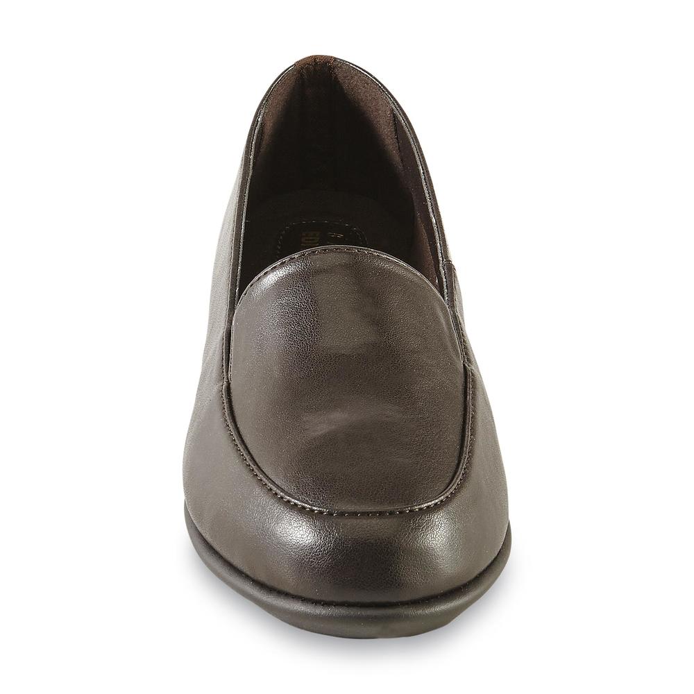 Basic Editions Women's Evelyn Brown Wide Width Loafer