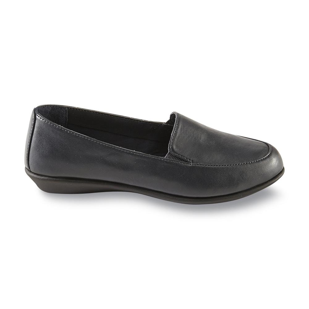 Basic Editions Women's Evelyn Navy Wide Width Loafer
