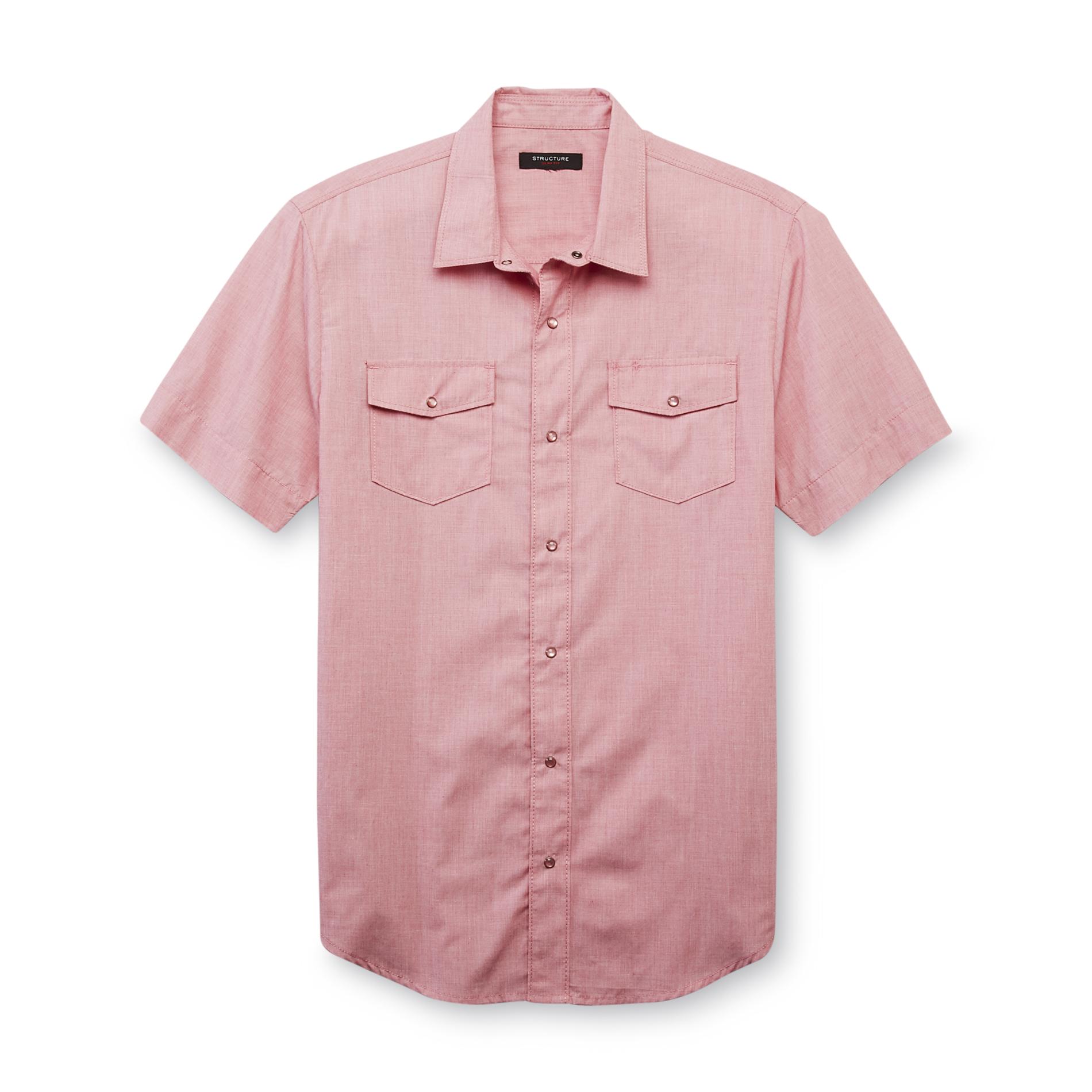 Structure Men's Slim-Fit Dress Shirt - Snap Front