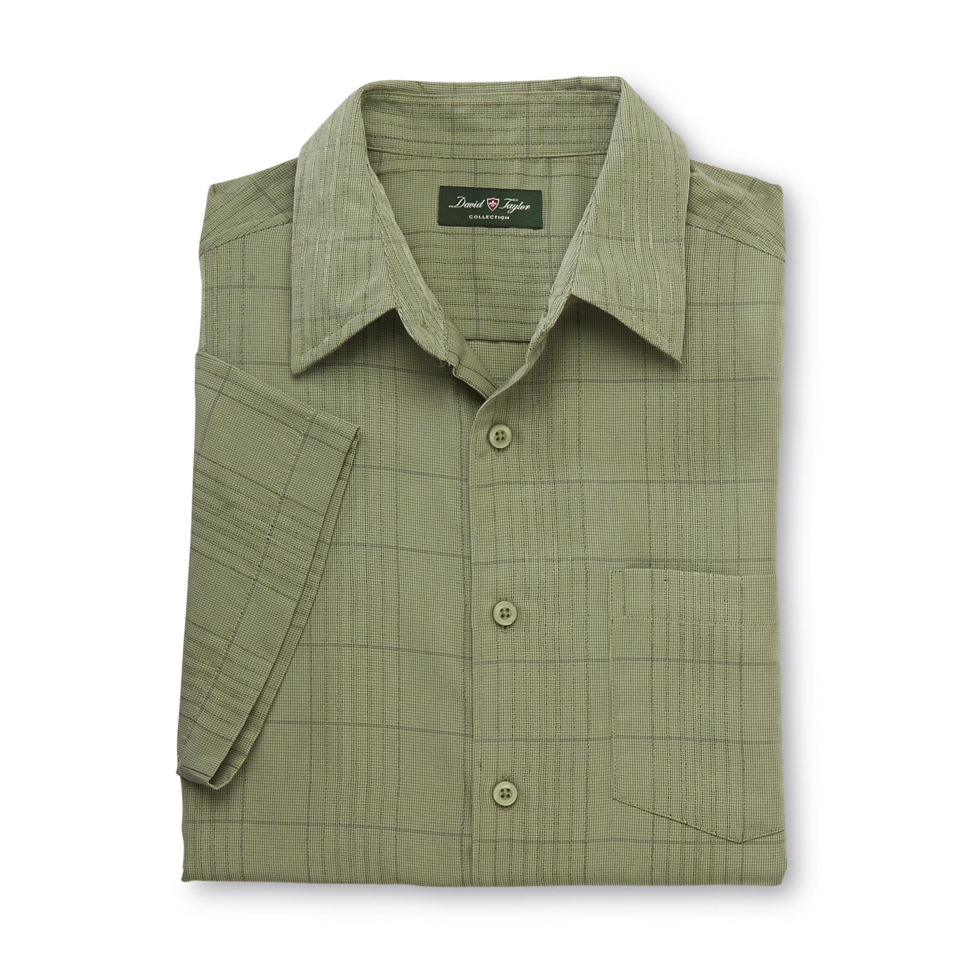 David Taylor Collection Men's Short-Sleeve Shirt - Plaid