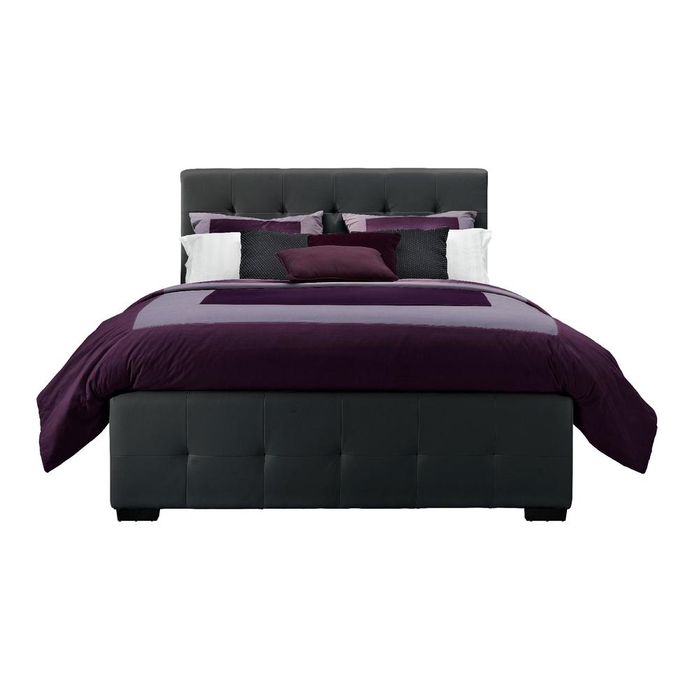 Dorel Florence Upholstered Bed  Multiple Colors and Sizes