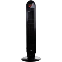 Ozeri 360 Oscillation, Micro-Blade Noise Reduction Technology Tower Fan, Black