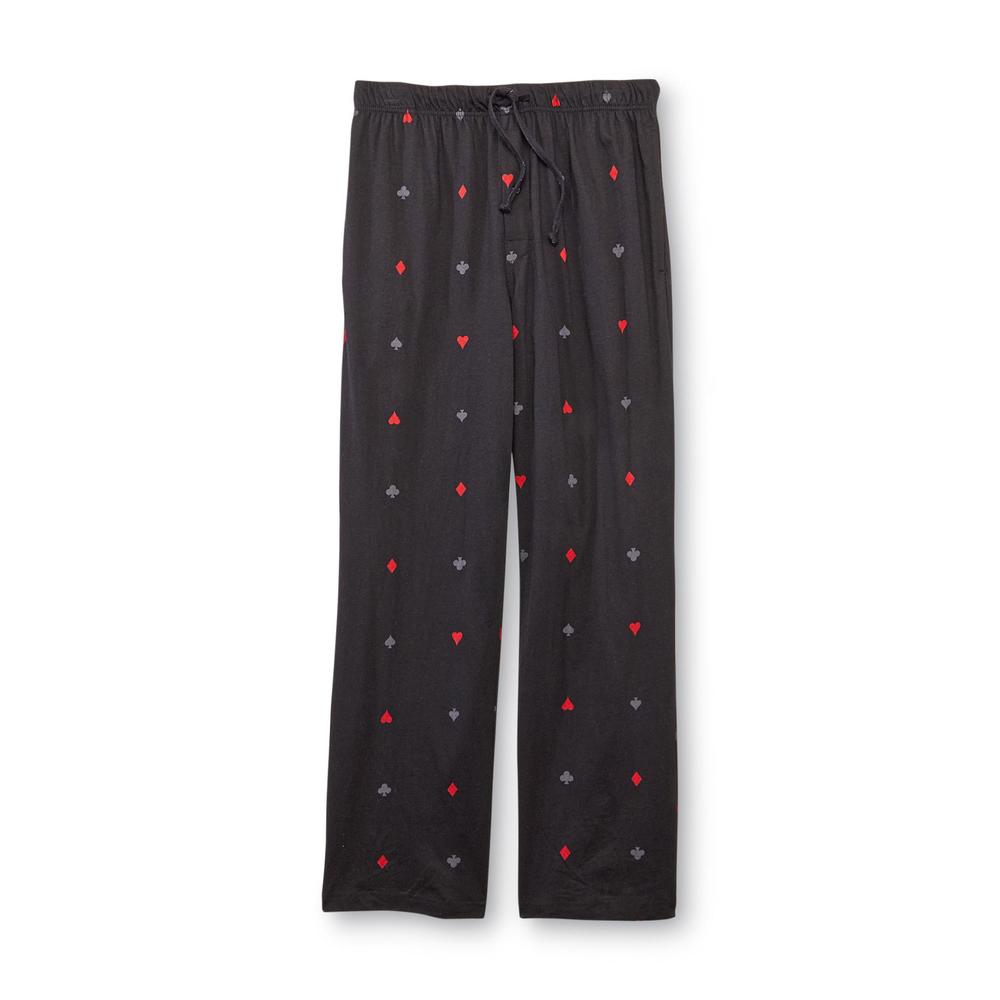 Joe Boxer Men's Knit Pajama Pants - Card Suits