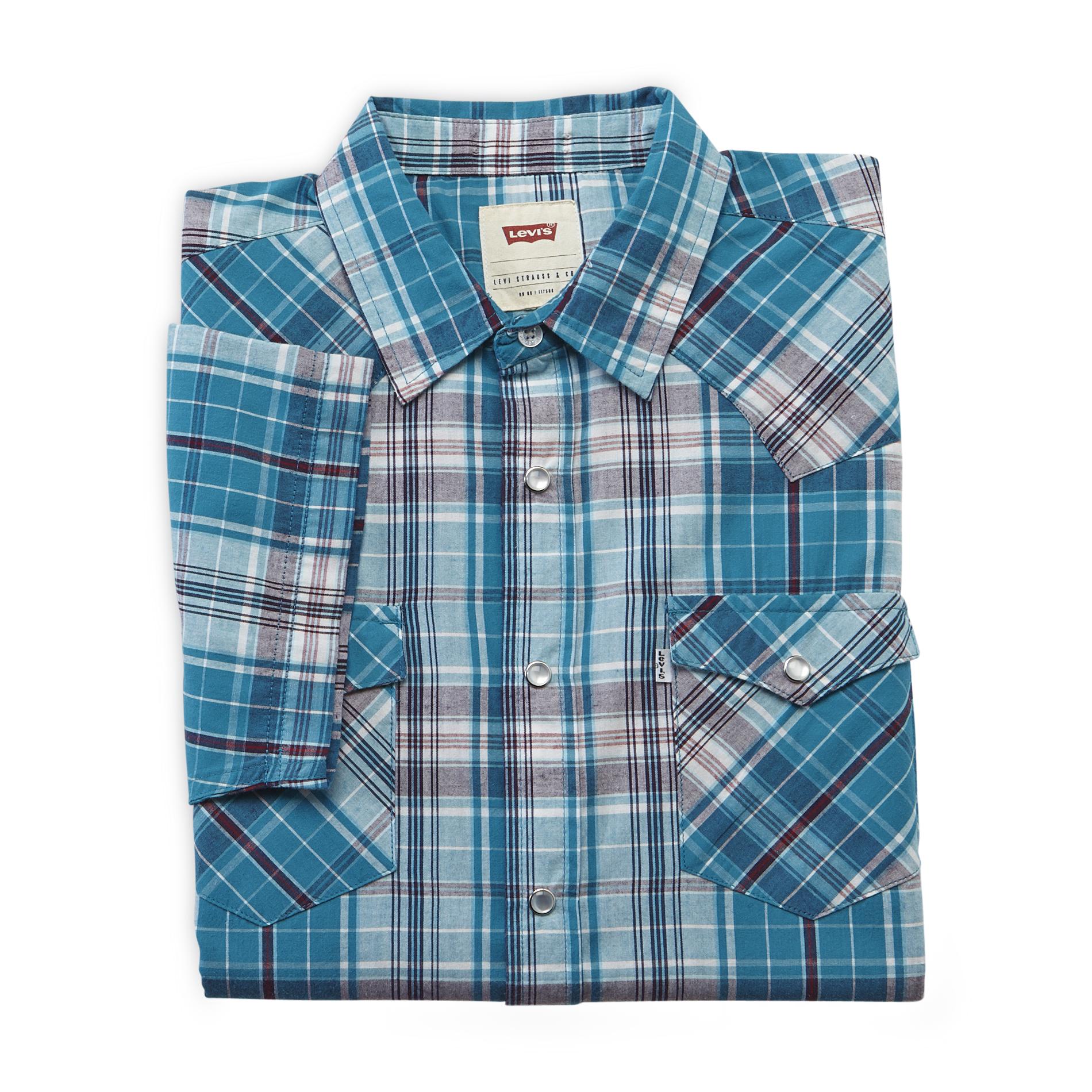 Levi's Men's Short-Sleeve Woven Shirt - Plaid