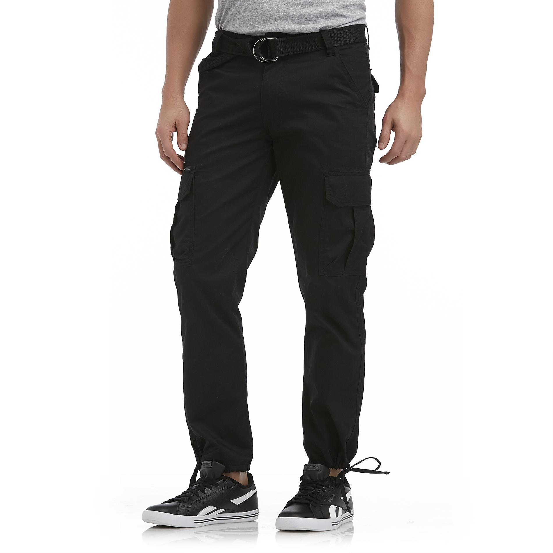 Enyce Young Men's Twill Cargo Pants & Belt