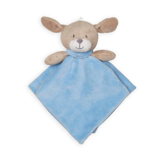Welcome to the World Newborn Boy's Plush Toy Blanket - Dog