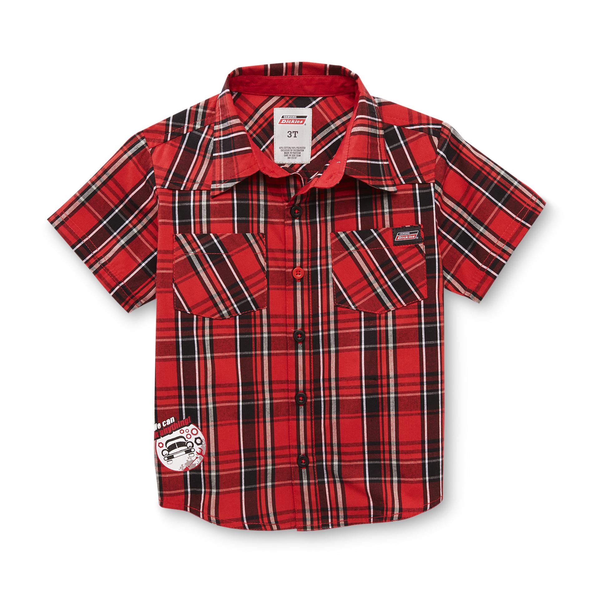 Dickies Toddler Boy's Woven Shirt - Plaid