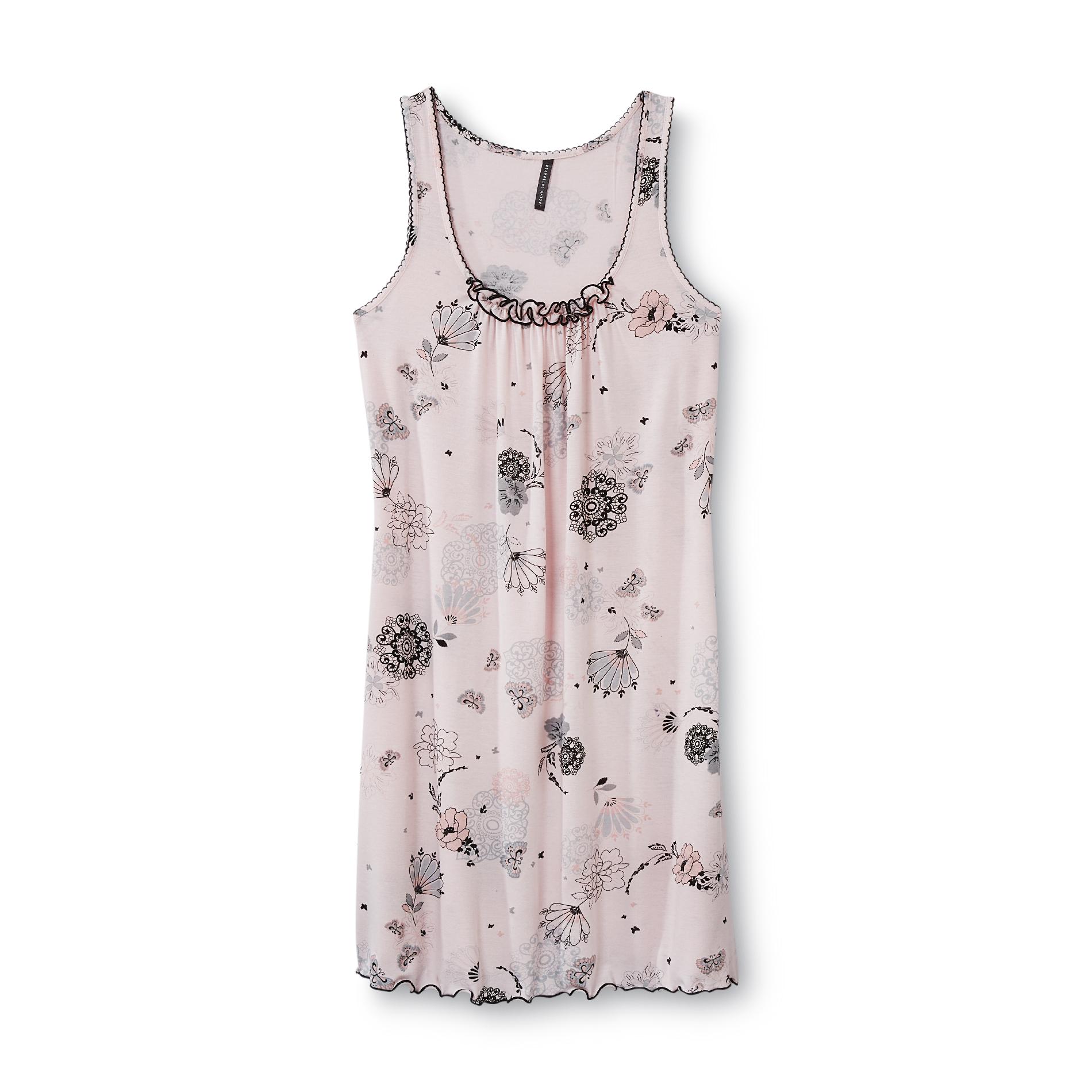 Jaclyn Intimates Women's Chemise Nightgown - Floral