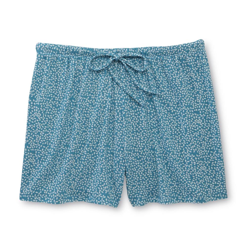 Jaclyn Intimates Women's Jersey Knit Pajama Tank & Shorts - Petals