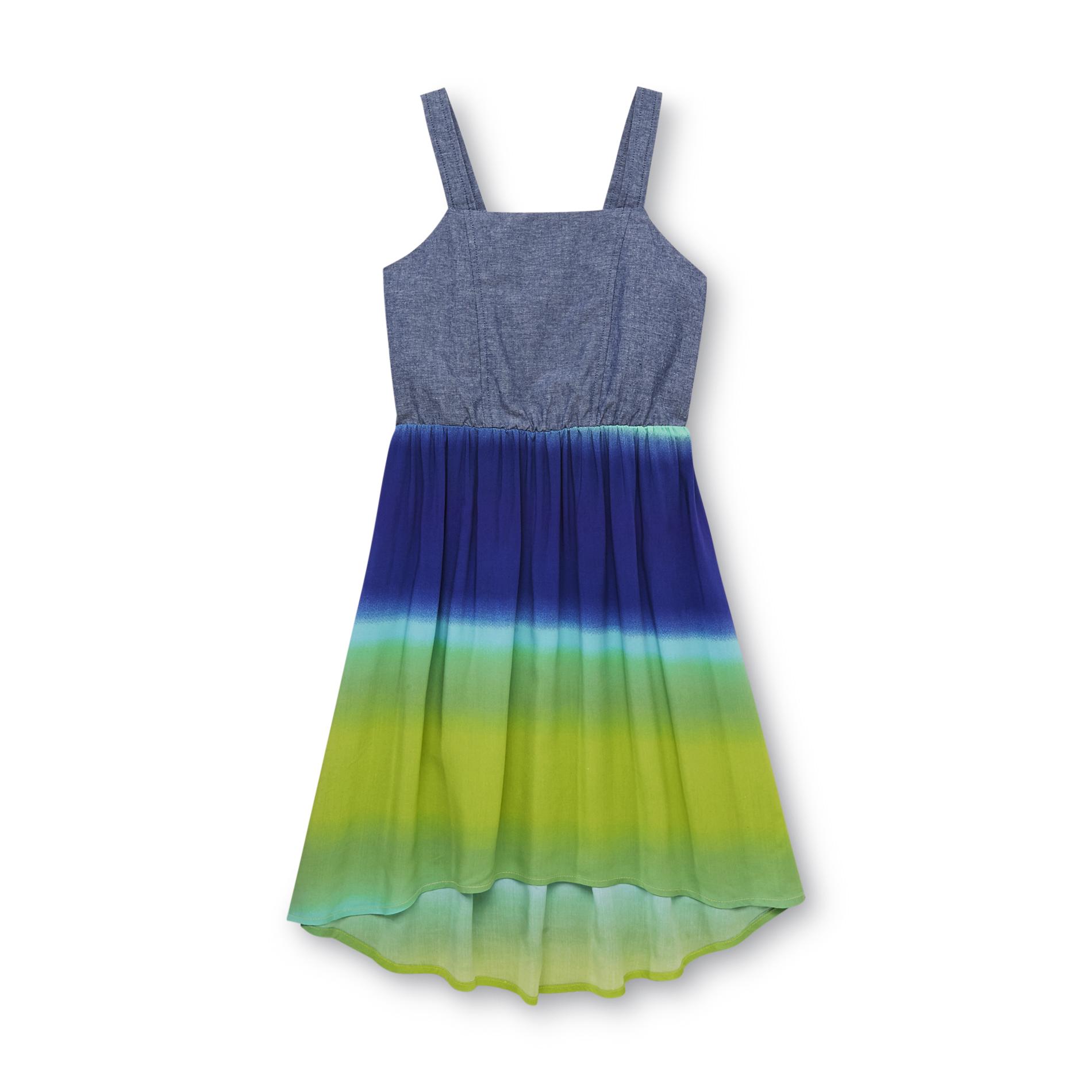 Route 66 Girl's High-Low Dress - Ombre