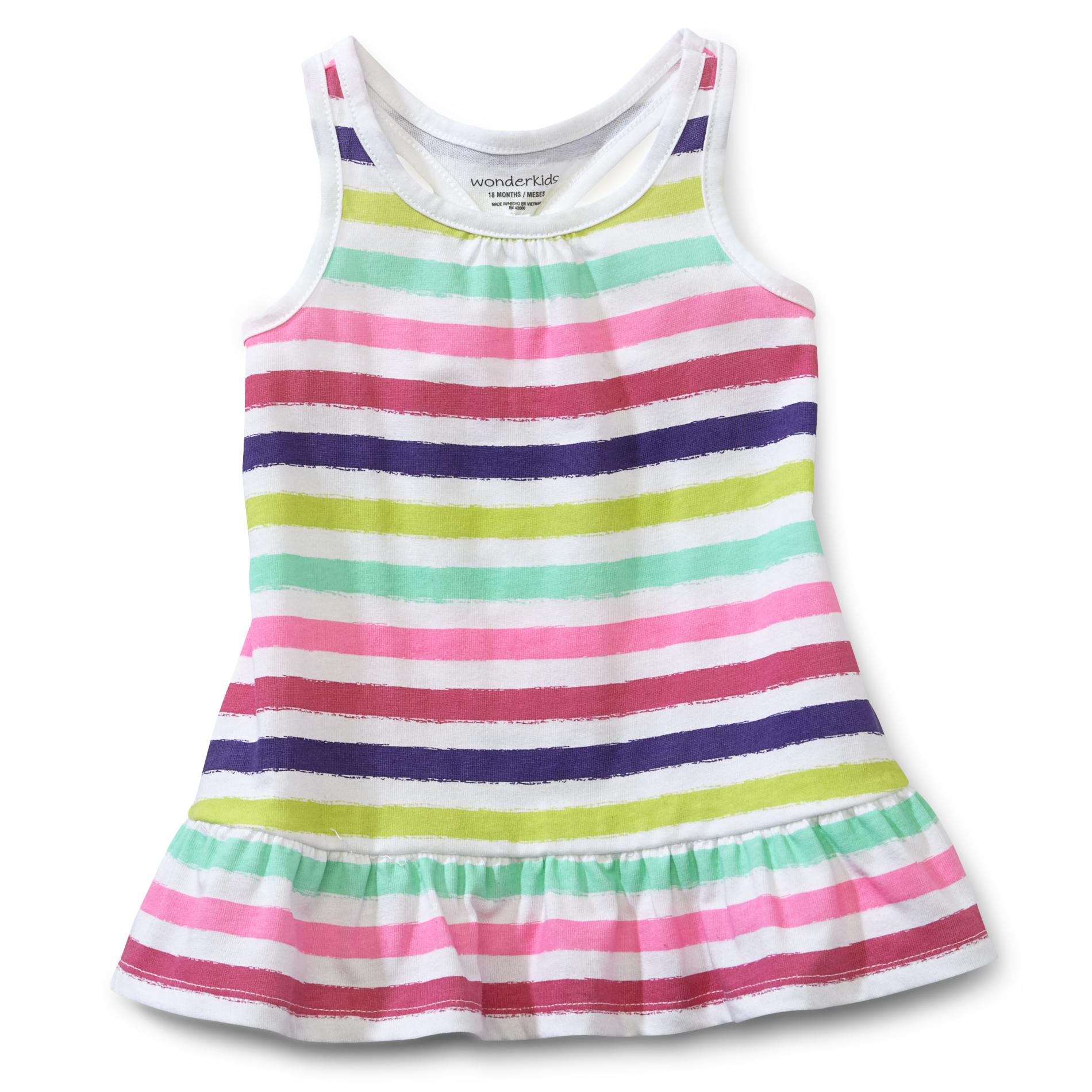 WonderKids Infant & Toddler Girl's Racerback Tunic Top - Striped
