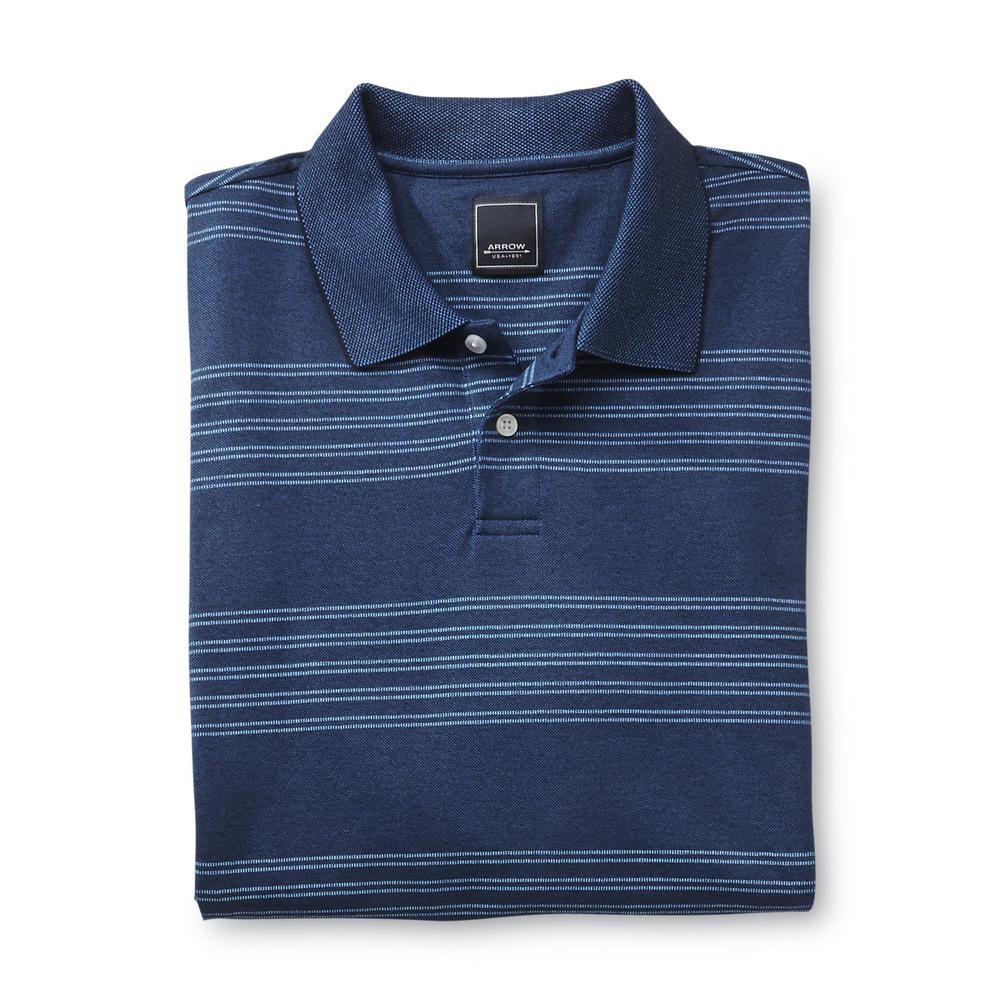 Arrow Men's Jacquard Polo Shirt - Striped