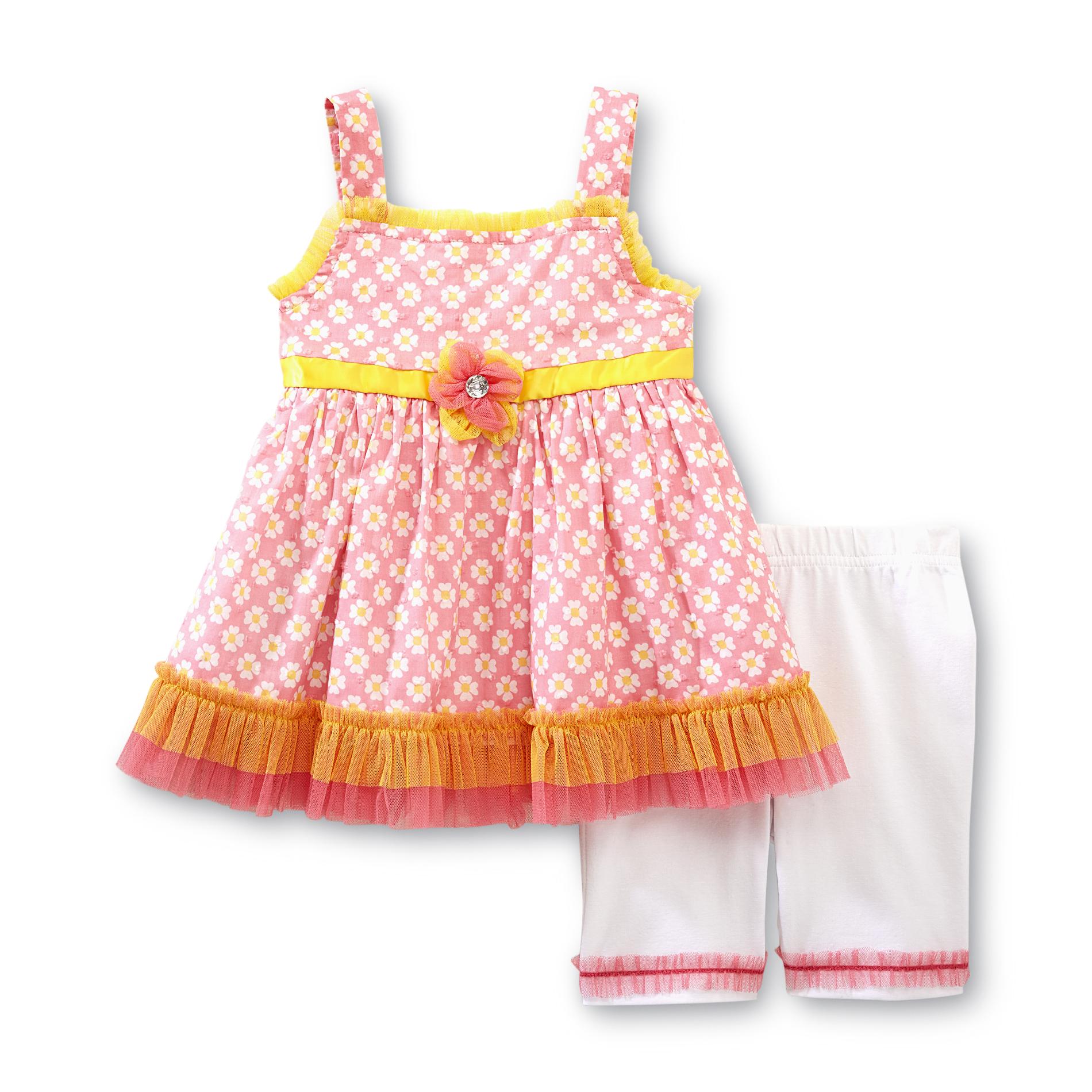 WonderKids Toddler Girl's Top & Bike Shorts - Floral