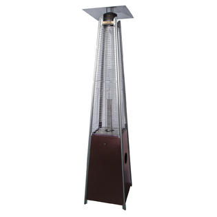Hiland 40,000 BTU Glass Tube Patio Heater Bronze