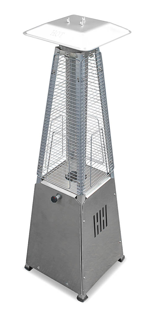 Hiland Portable Glass Tube Patio Heater - Stainless Steel