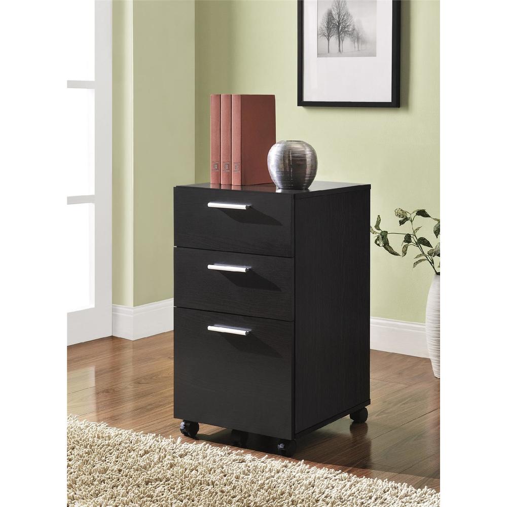 Dorel Princeton Mobile File Cabinet Multiple Colors