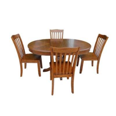07 2213c 2 Pc Slat Back Chair Set American Freight Formerly