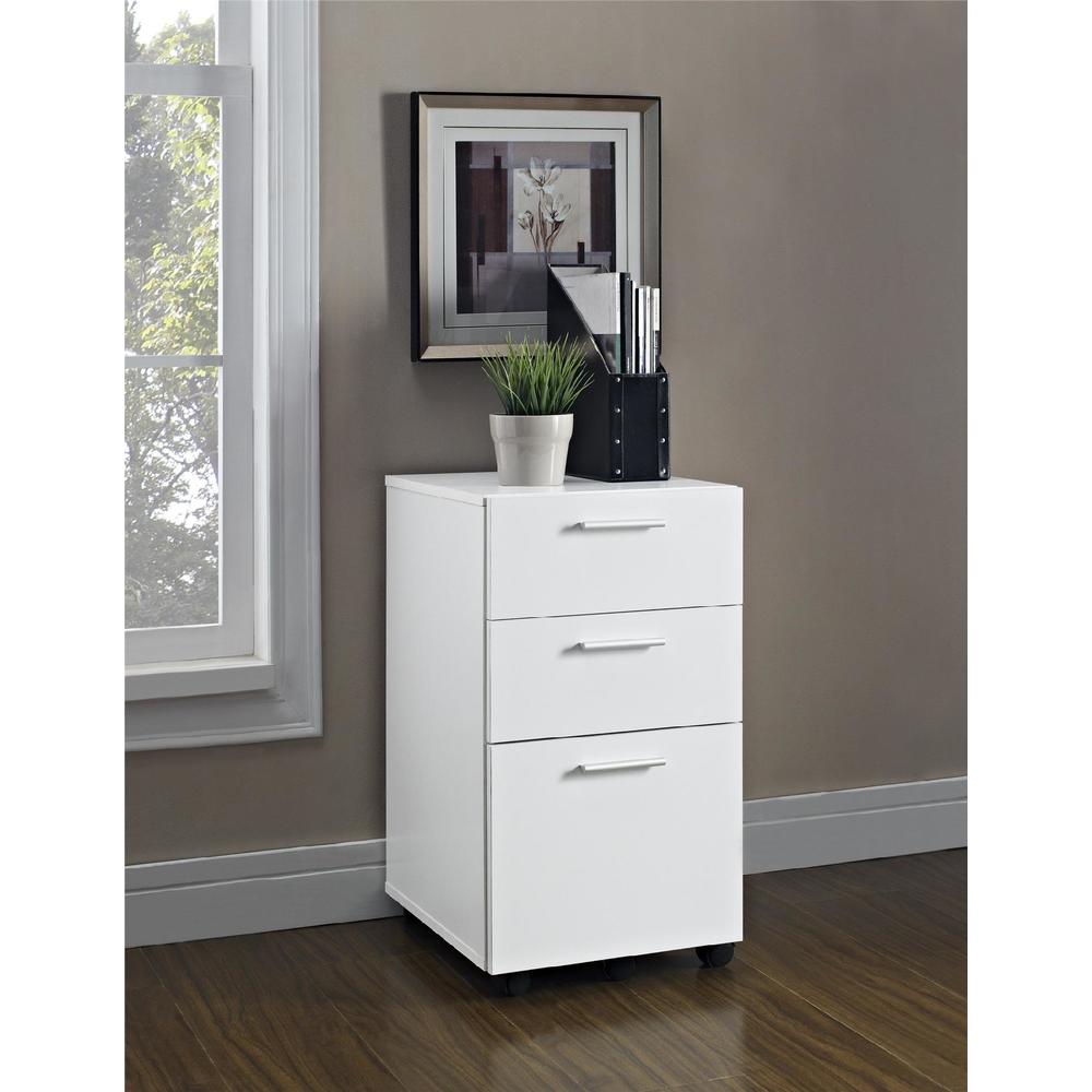 Dorel Princeton Mobile File Cabinet Multiple Colors
