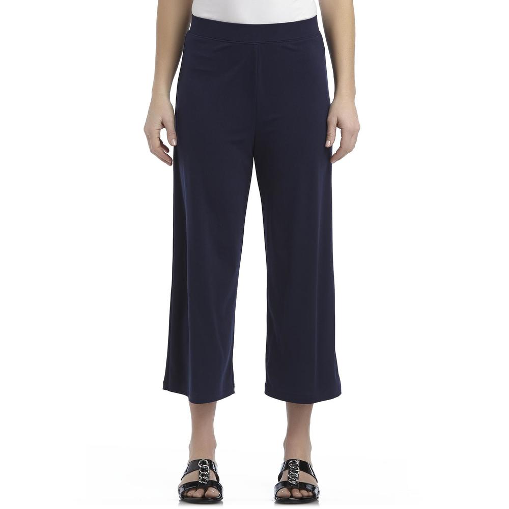 Jaclyn Smith Women's Slimming Cropped Pants