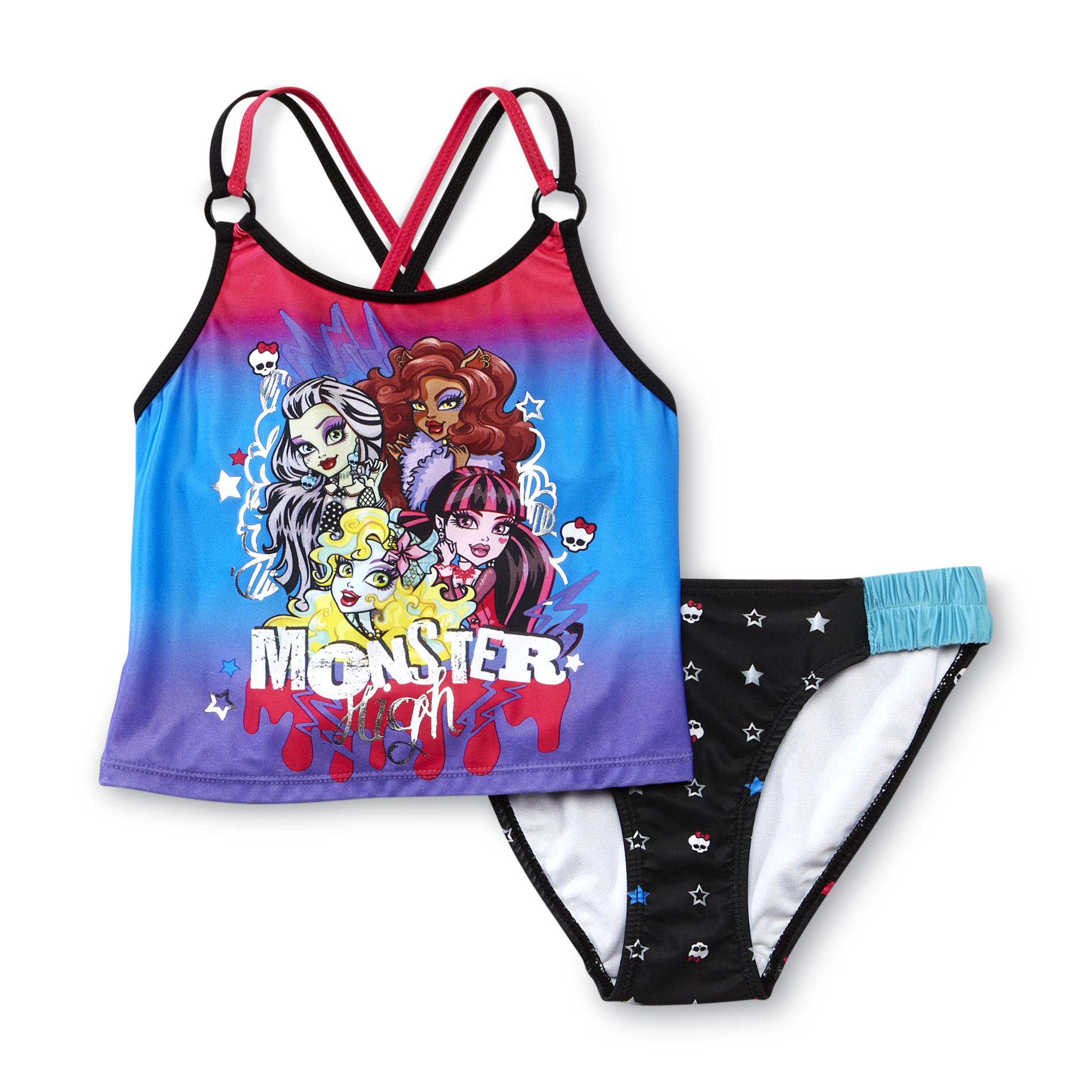 Monster High Girl's Tankini Swimsuit