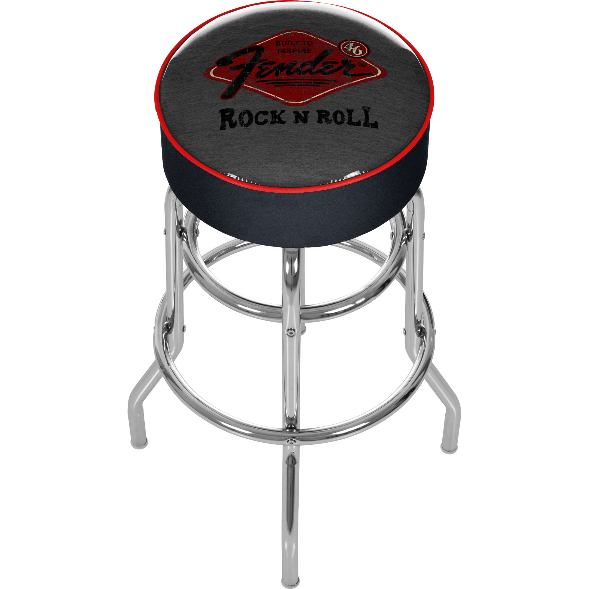 Trademark Fender Rock N Roll Padded Bar Stool - Made In USA