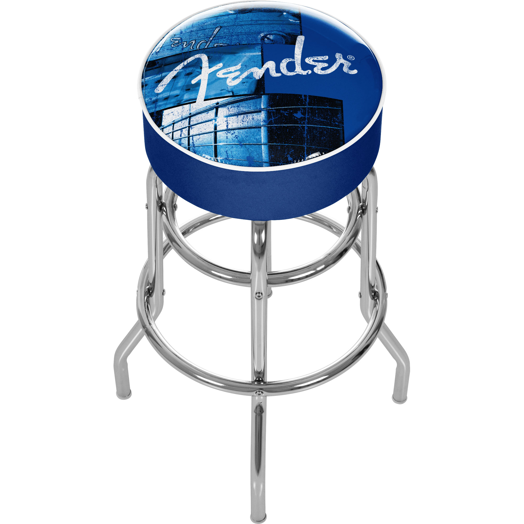 Trademark Fender Stacked Padded Bar Stool - Made In USA