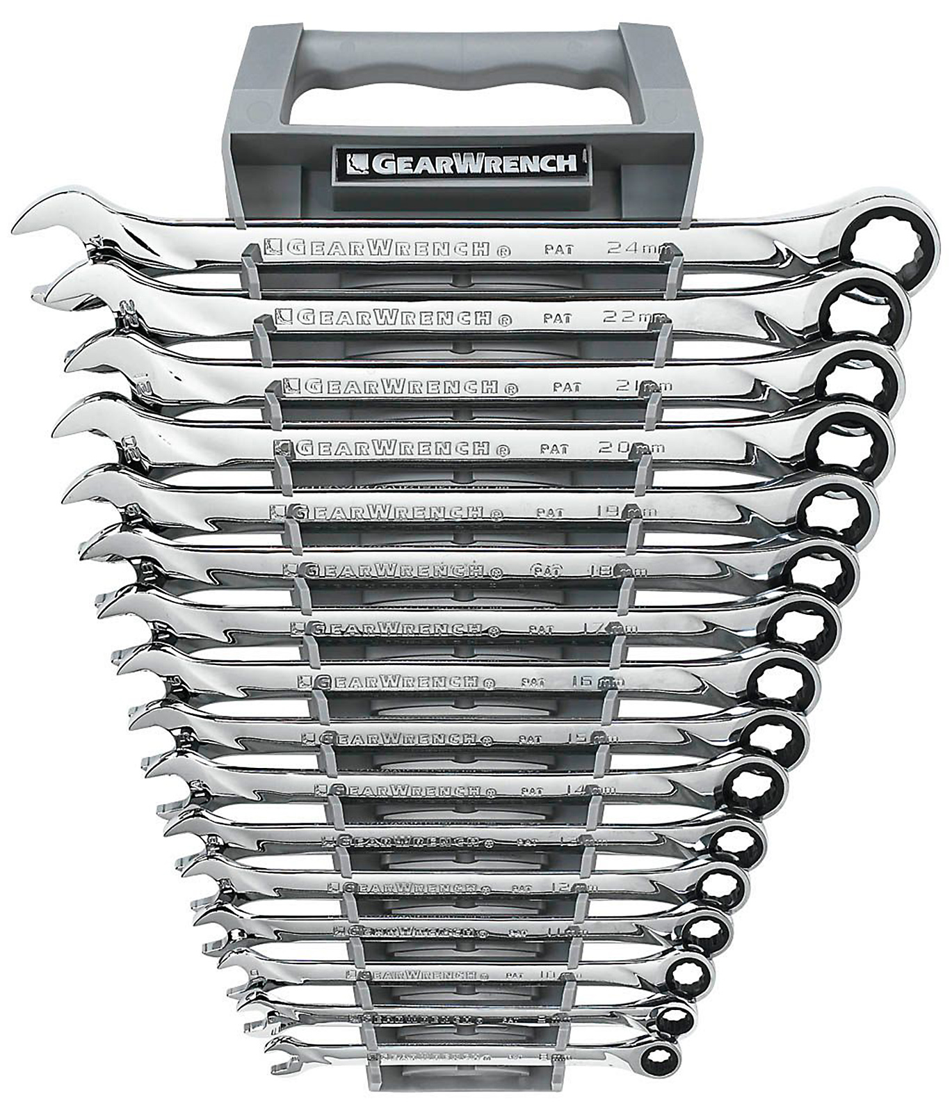 thumbnail image 2 of GEARWRENCH 10-Piece Metric Midget Combination Wrench Set - Compact Tools For Tight Spaces 2 of 9