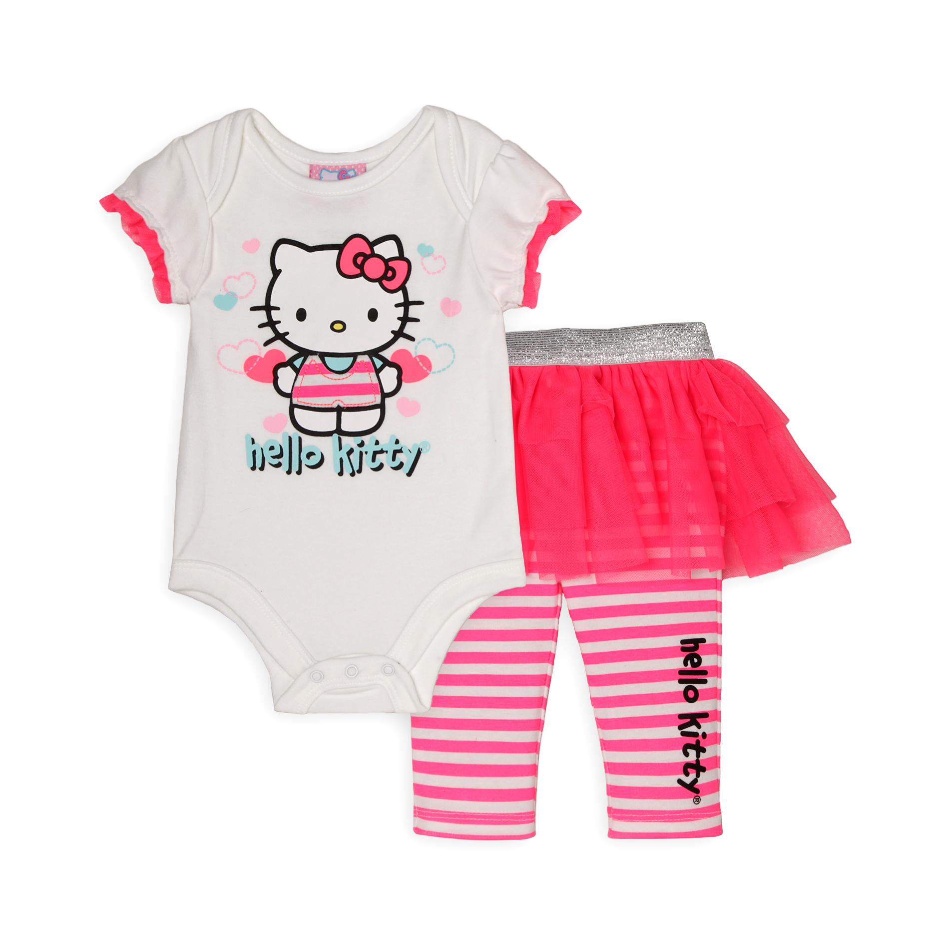 Hello Kitty Newborn & Infant Girl's Bodysuit & Skeggings