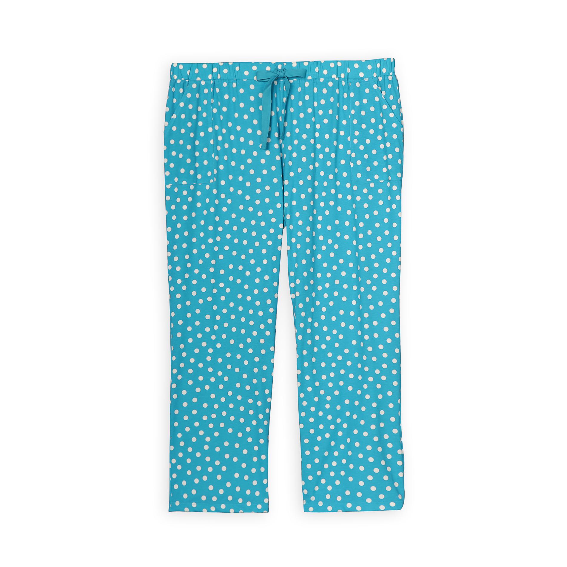 Covington Women's Plus Lounge Pants - Polka Dots