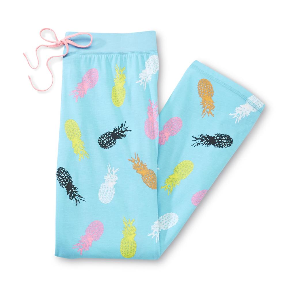 Joe Boxer Women's Knit Pajama Pants - Pineapple Print