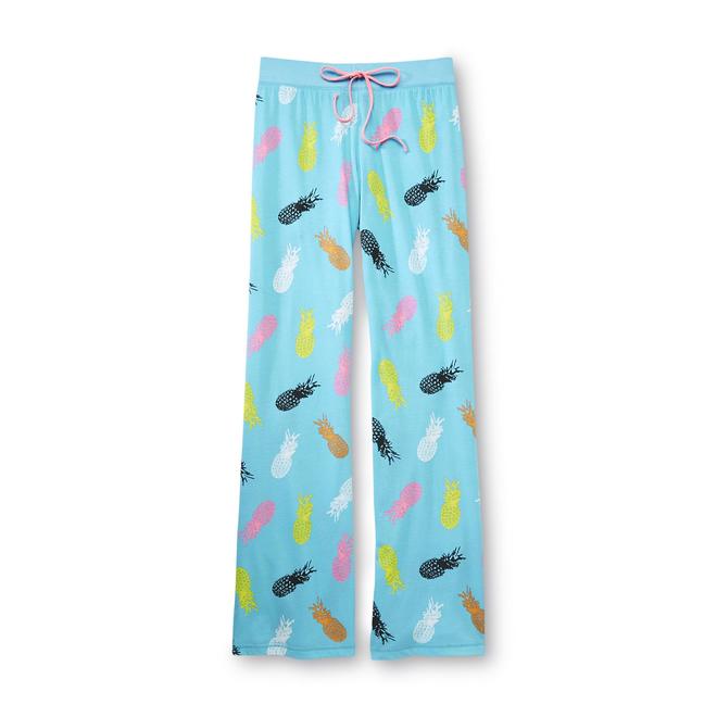 Joe Boxer Women's Knit Pajama Pants Pineapple Print
