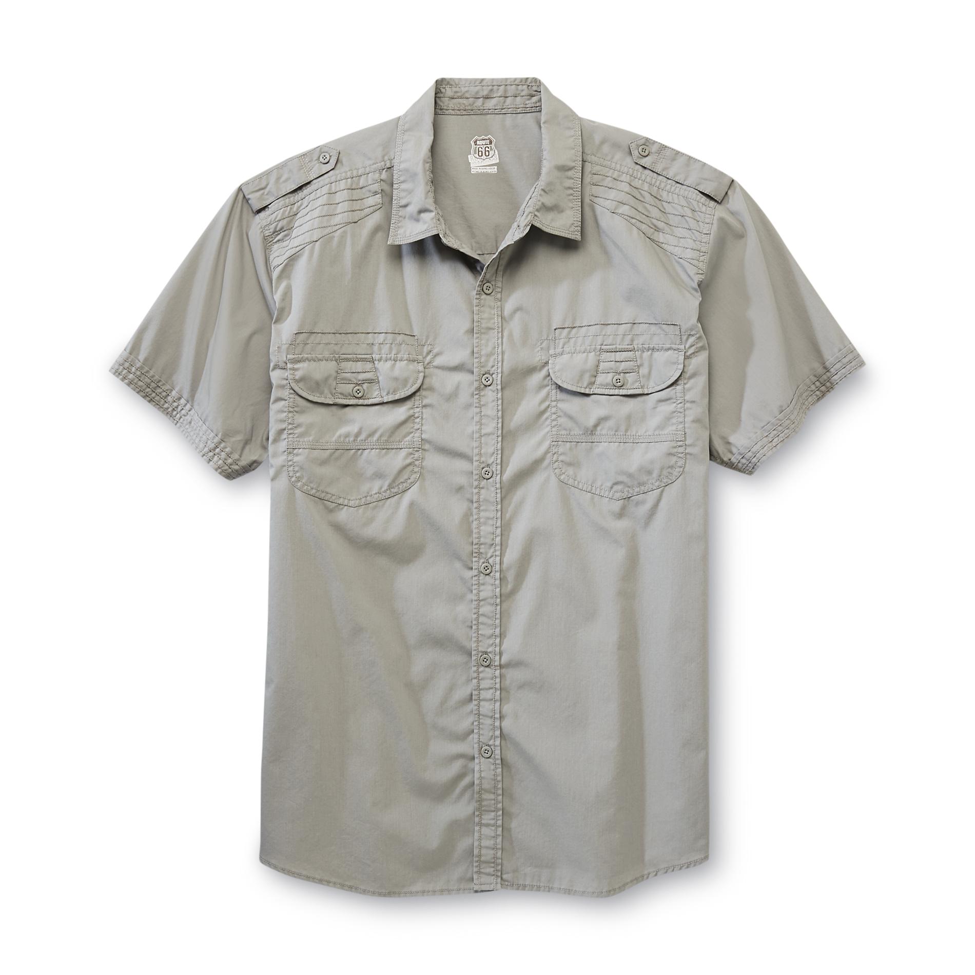 Route 66 Men's Big & Tall Short-Sleeve Utility Shirt