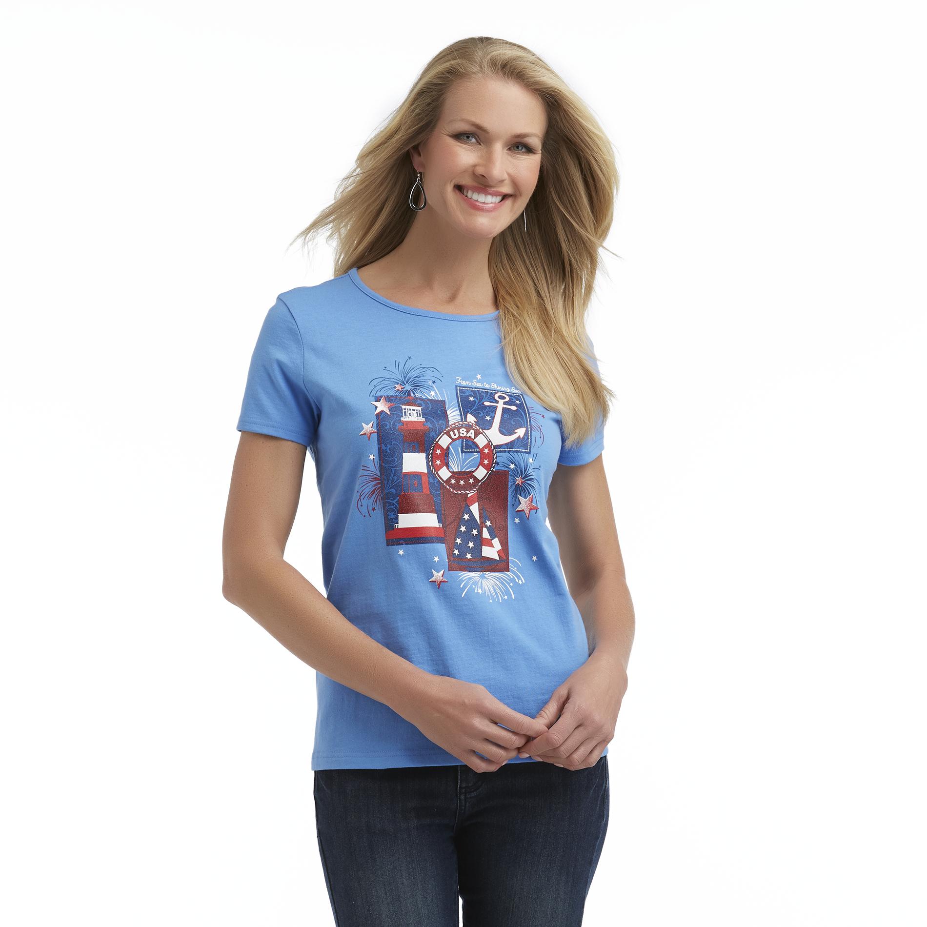Holiday Editions Women's Graphic T-Shirt - Americana