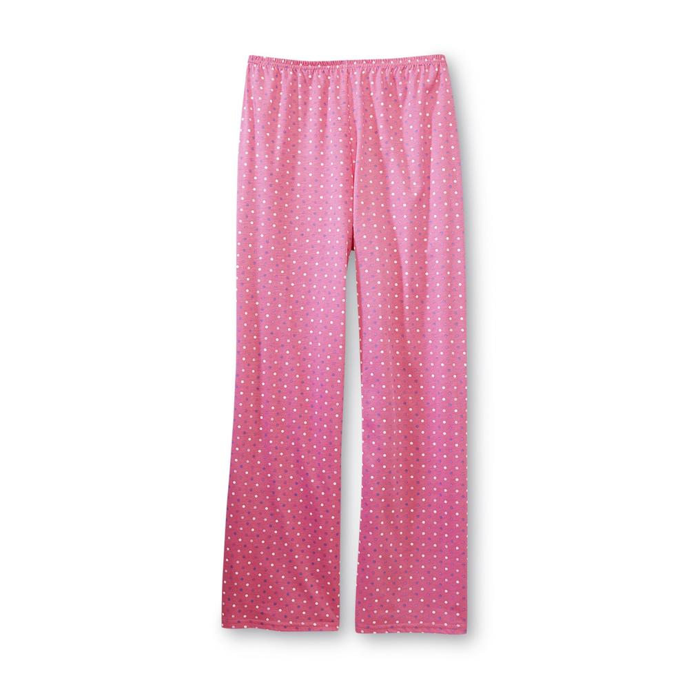 Laura Scott Women's Pajama Top & Cropped Pants - Polka Dot