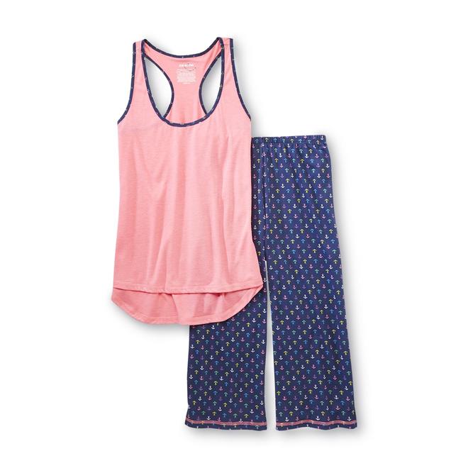 Joe Boxer Women's Pajama Tank Top & Capris Anchors