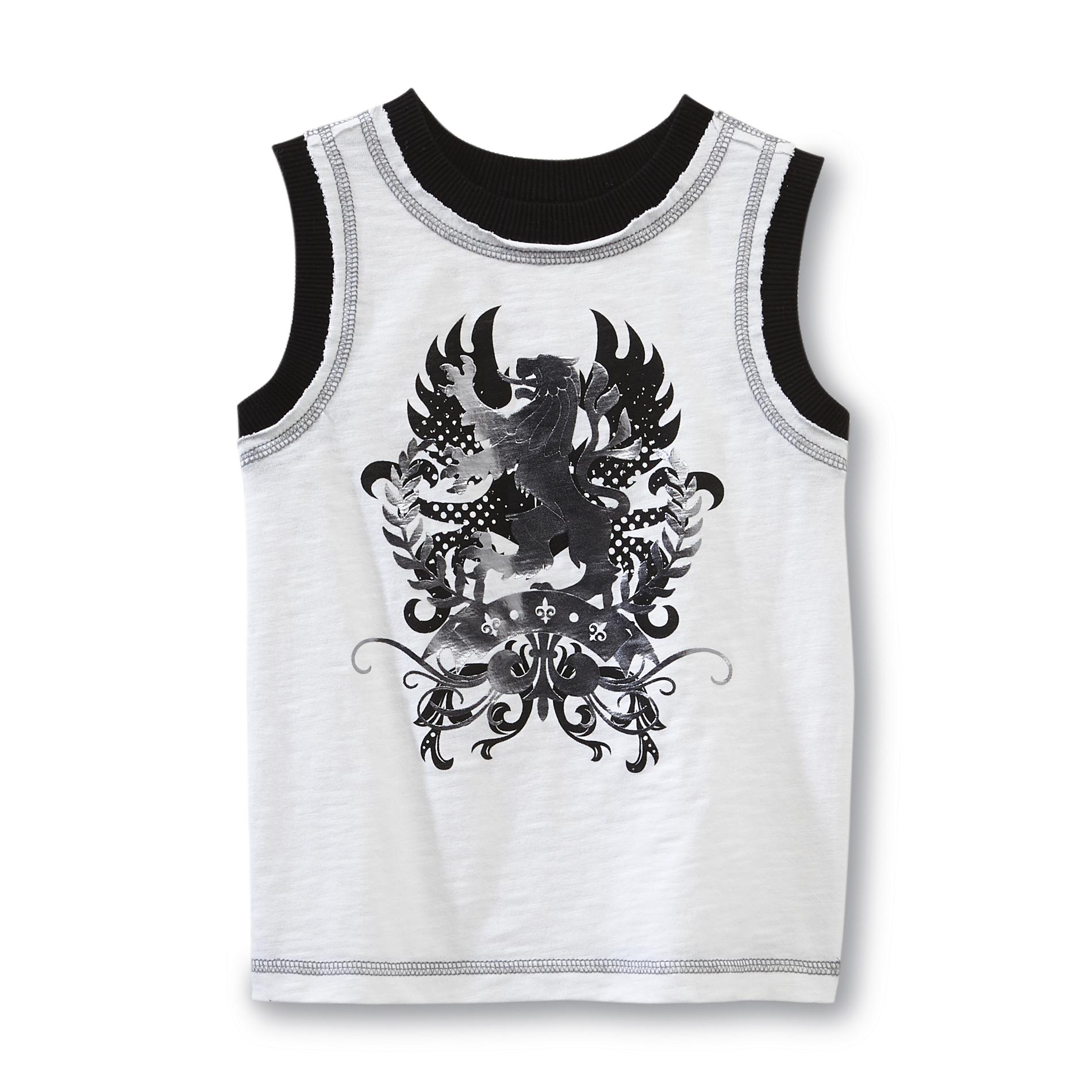 Sk2 Baby Toddler Boy's Graphic Muscle Tank - Lion
