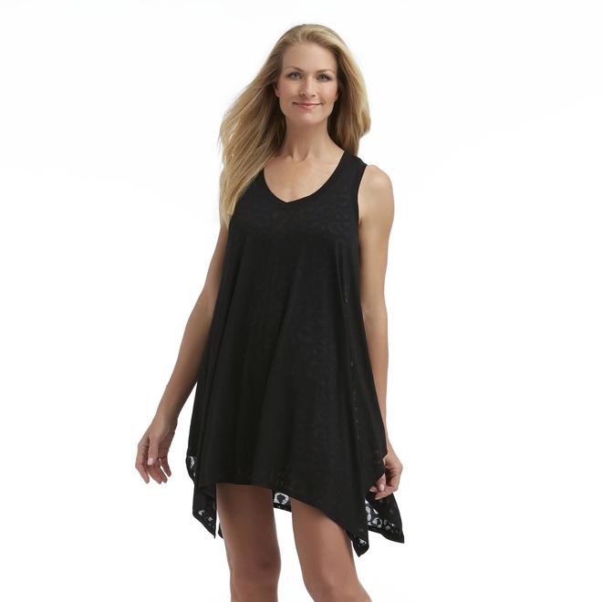 Jaclyn Smith Women's Swimsuit CoverUp Leopard Print