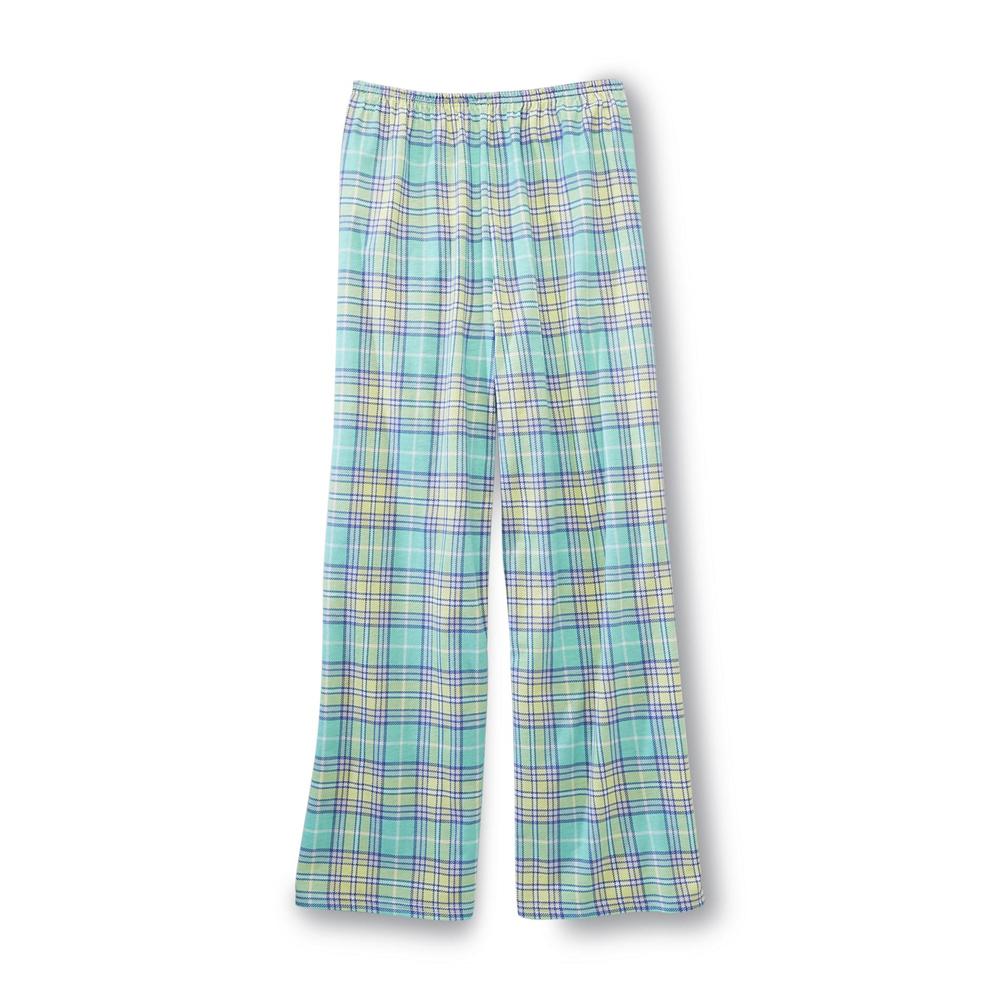 Laura Scott Women's Pajama Top & Cropped Pants - Plaid