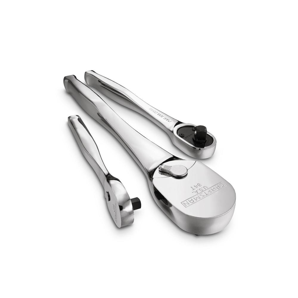 Craftsman 3-Piece Premium Grade Ratchet Set