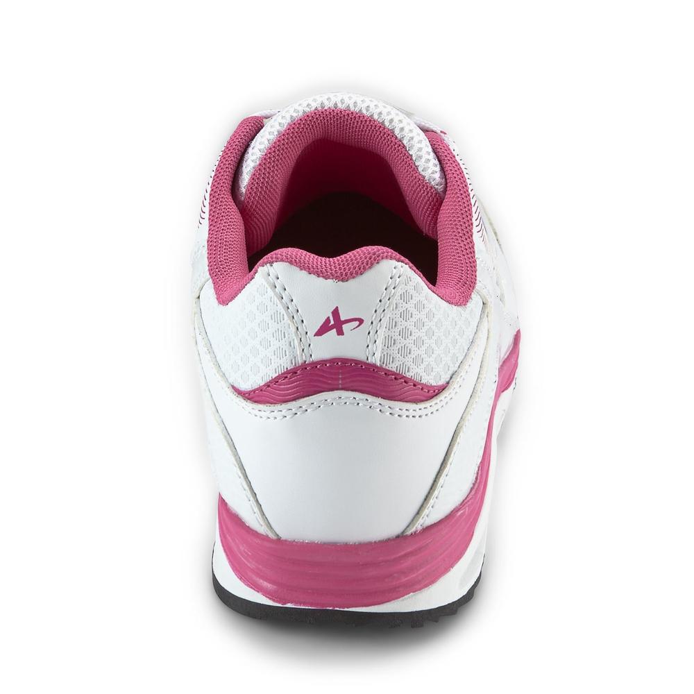 Athletech Women's Bobby White/Pink Athletic Shoe