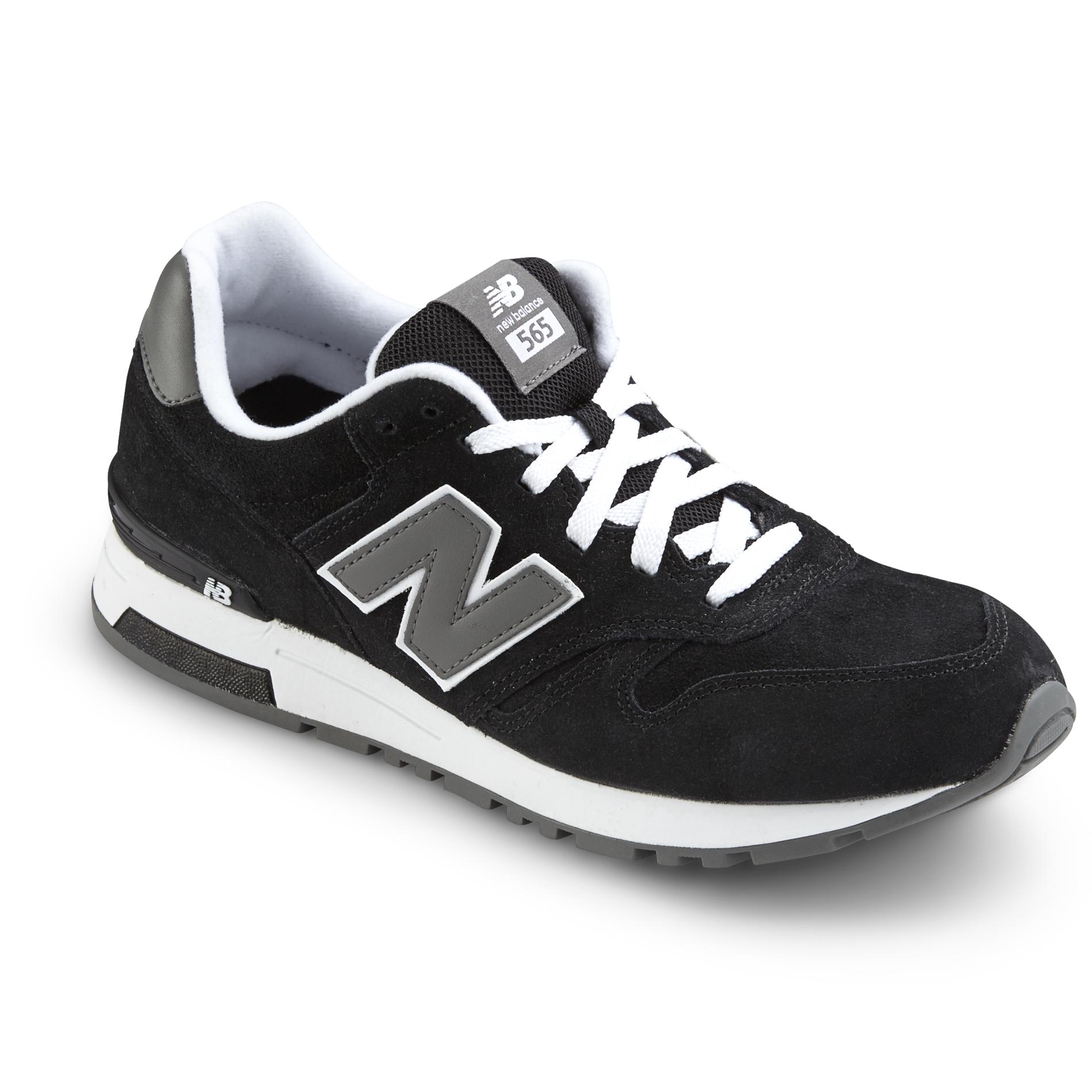 New Balance Men's 565 Black/White/Gray Classic Athletic Shoe