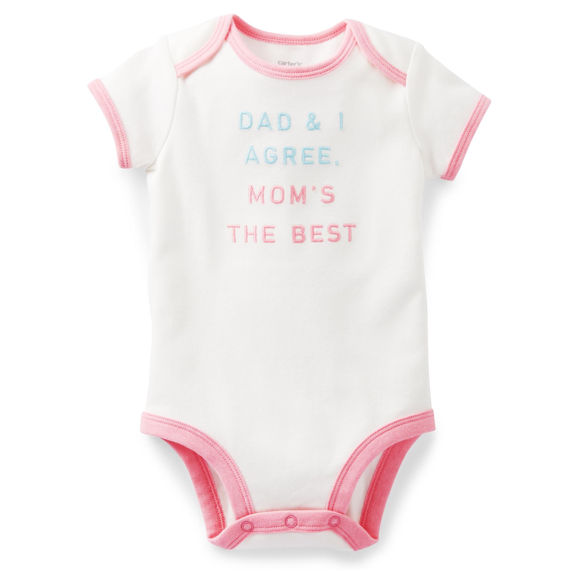 Carter's Newborn & Infant Girl's Bodysuit - Mom's the Best