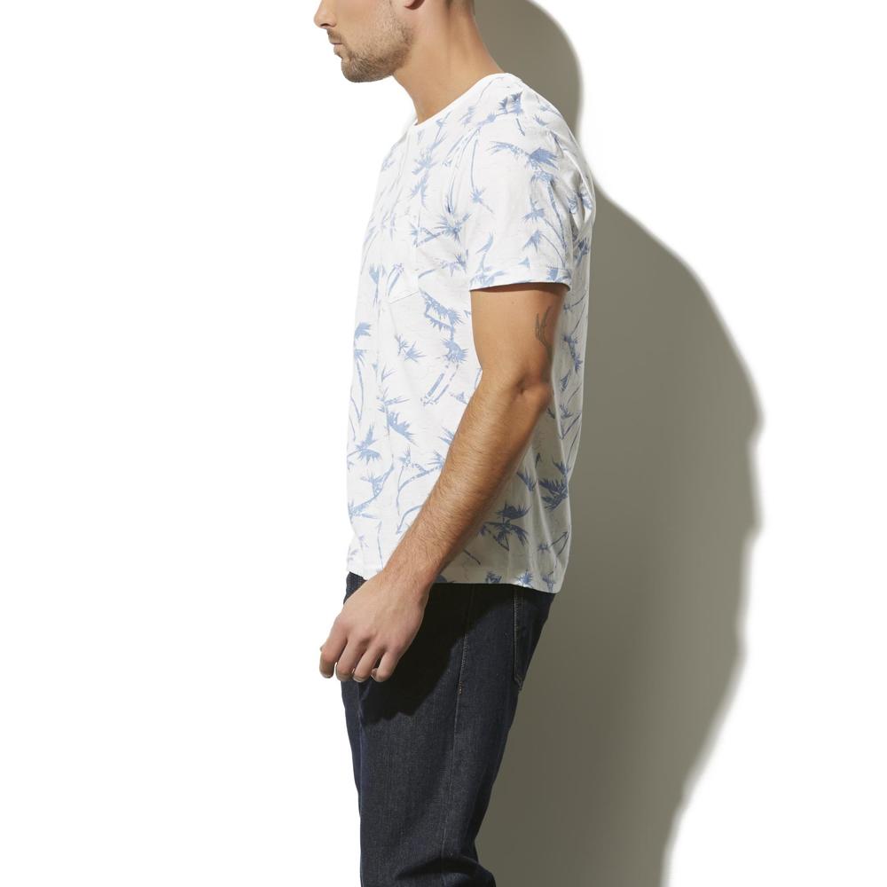 Adam Levine Men's Pocket T-Shirt - Palm Trees