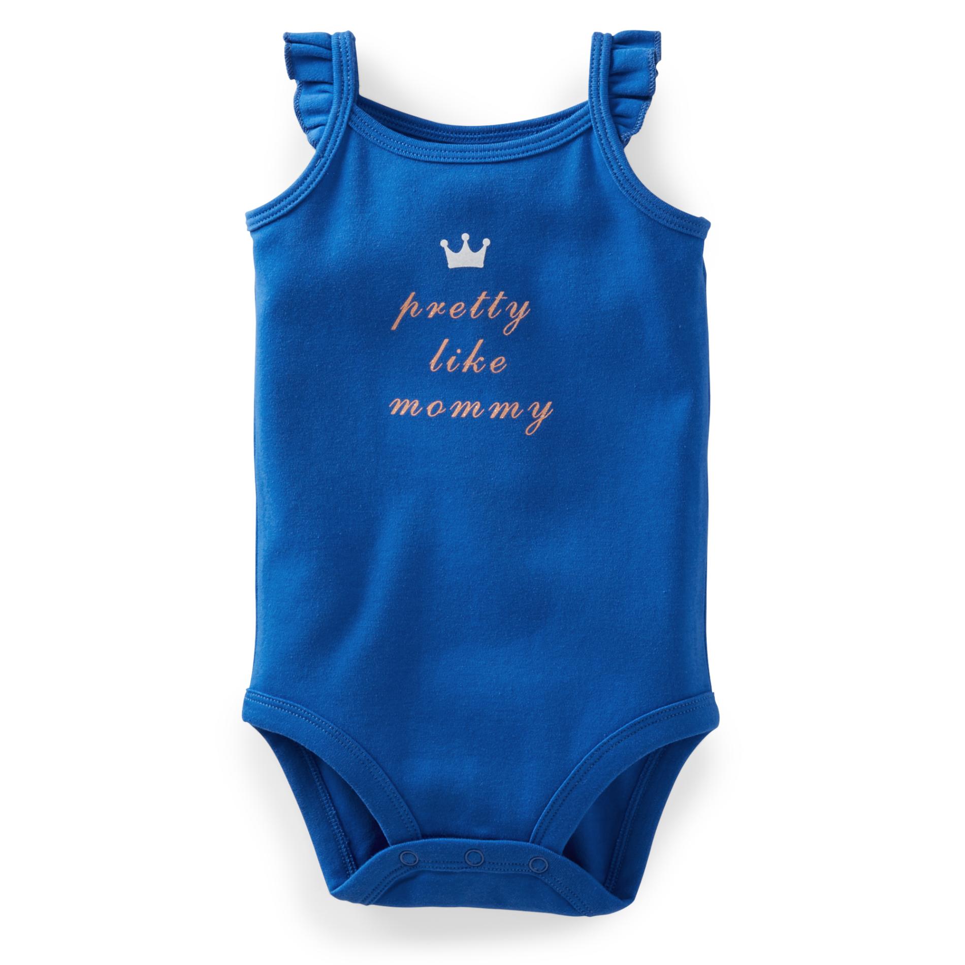 Carter's Newborn & Infant Girl's Sleeveless Bodysuit - Pretty Like Mommy