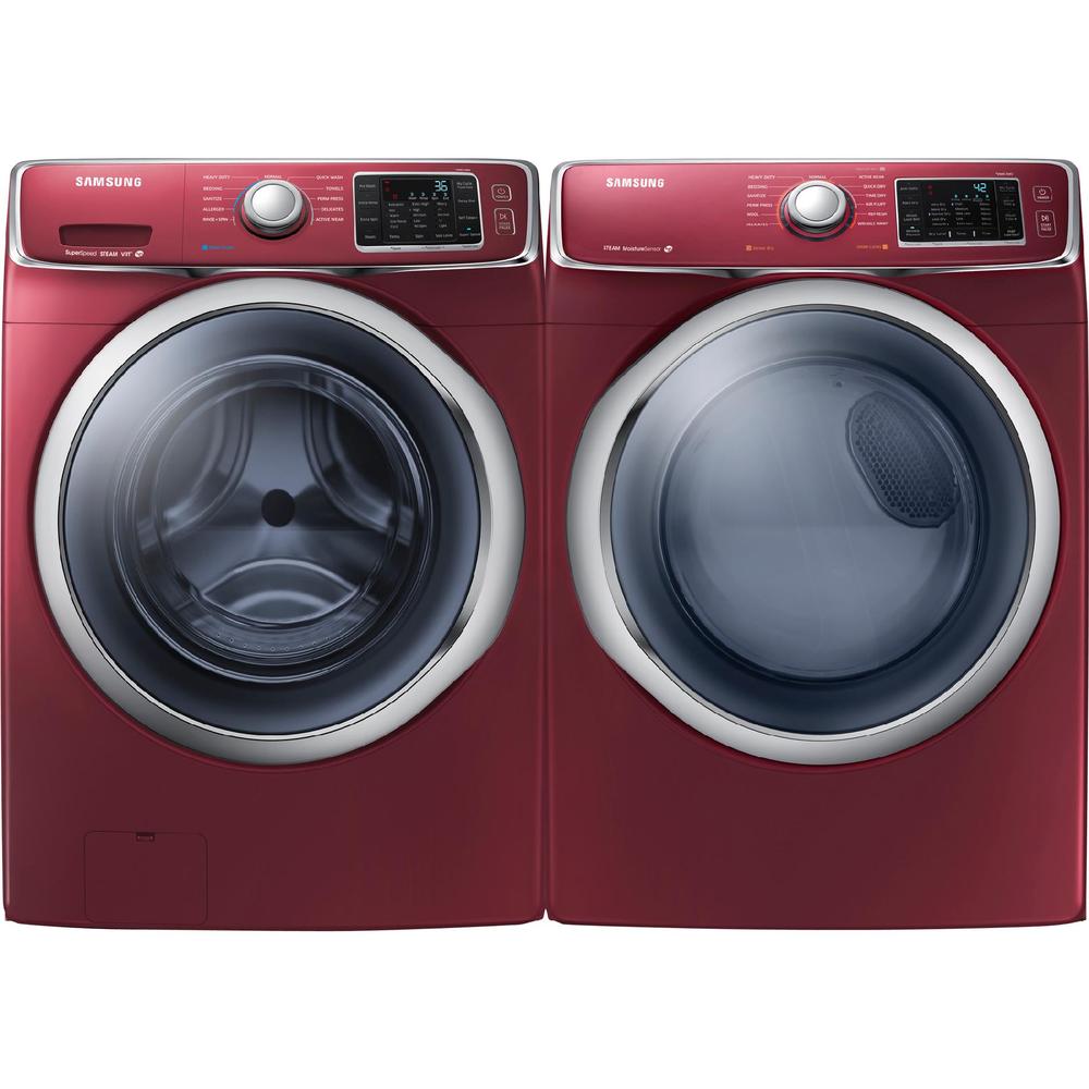 Samsung DV42H5400EF 7.5 cu. ft. Electric Dryer Merlot