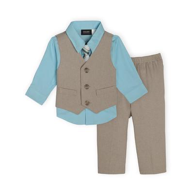 Holiday Editions Newborn Boy's Shirt  Vest  Pants & Tie