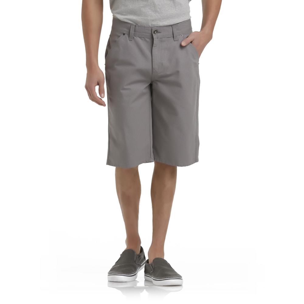 Roebuck & Co. Men's Flat Front Canvas Shorts